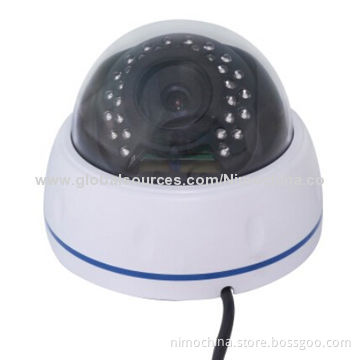 720P/P2P Indoor Dome Megapixels IP Camera with TF Card